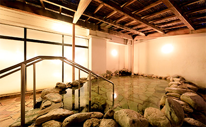 自家源泉掛け流しの温泉拡大画