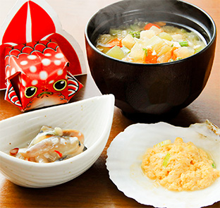 朝食バイキング3品画